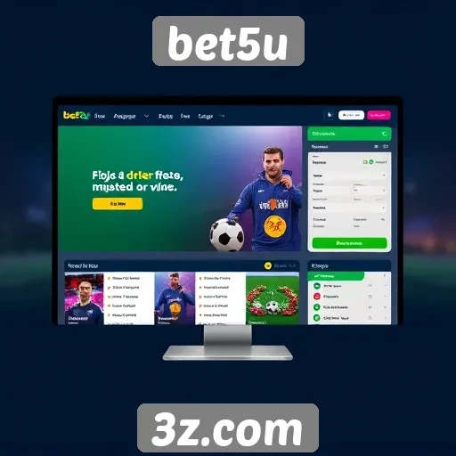 Análise da interface do usuário do site bet5u
